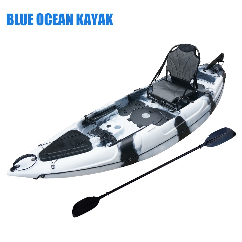 10ft Single Sit-on-top Fishing Kayak with Aluminum seat