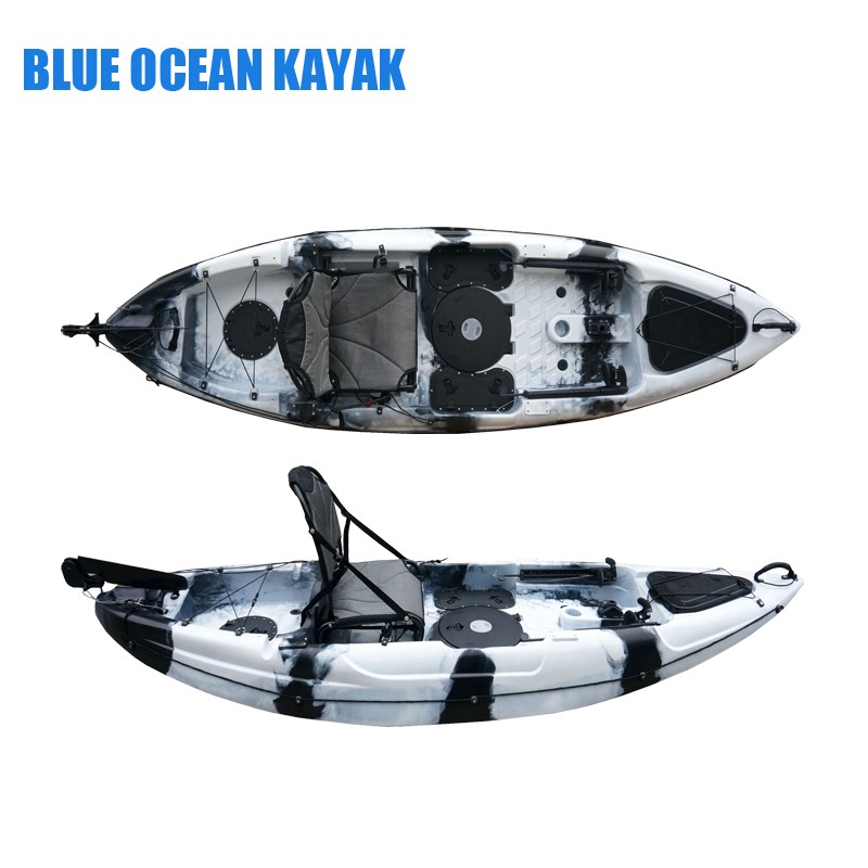 10ft Single Sit-on-top Fishing Kayak with Aluminum seat